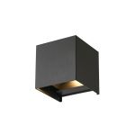 D'Lite LED Wandleuchte Elingen Aluminium Schwarz 4.9W 480lm - 830 