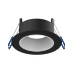 Led-Spot Ares Tief ring Schwarz - mit Innenring Weiß | Ausschnitt 68mm - incl. GU10 Fitting