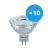 Mehrfachpackung 10x Ledvance Performance LED-Spot Reflektor GU5.3 MR16 5W 345lm 36D - 930 | Höchste Farbwiedergabe - Dimmbar - Ersatz für 35W