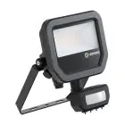 Ledvance Led-Scheinwerfer Aluminium Schwarz 8W 1100lm 100D - 830  | IP65 - Bewegungs- Und Lichtsensor - Symmetrisch