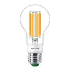 Philips MASTER LED Glühbirne Ultra Efficient E27 Birne Klar 4W 840lm - 827 Extra Warmweiß | Dimmbar - Ersatz für 60W