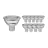 Mehrfachpackung 10x LED-Spot GU5.3 MR16 7.5W 621lm 60D - 840 | Dimmbar - Ersatz für 50W
