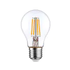 Fadenlampe LED E27 Birne Klar 7W 806lm - 827  | Dimmbar - Ersatz für 60W