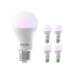 Lot 5x Calex Smart Tuya Wifi E27 Poire 8.5W 806lm - 822-840 Accordable Blanc | RGBW - Dimmable - Remplacement 60W