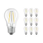 Lot 10x Ledvance Classic LED E27 Boule Filament Claire 1.5W 136lm - 827  | Remplacement 15W