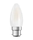 Ledvance Classic Performance LED Ampoule B22d Bougie Filament Dépolie 4W 470lm - 827 Blanc Très Chaud | Équivalent 40W