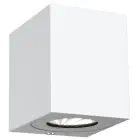 Nordlux Canto Kubi 2 Applique Murale Aluminium Blanc Up & Down - 10.6W 500lm - 830  | IP44