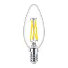 Philips MASTER LED E14 Bougie Filament Claire 2.5W 340lm - 922-927 Dim To Warm | Meilleur Rendu De Couleur - Dimmable - Remplacement 25W
